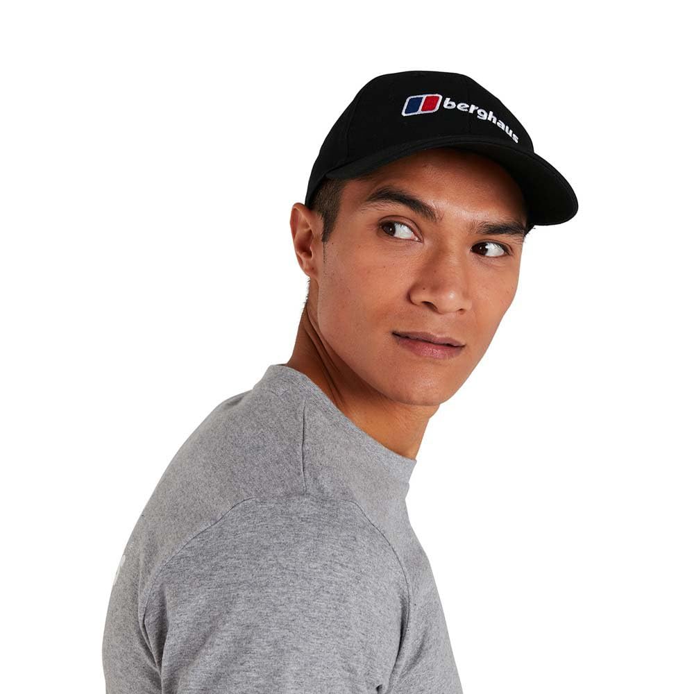 Berghaus Men's Logo Recognition Baseball Cap | Snap Adjuster, Grey, One Size