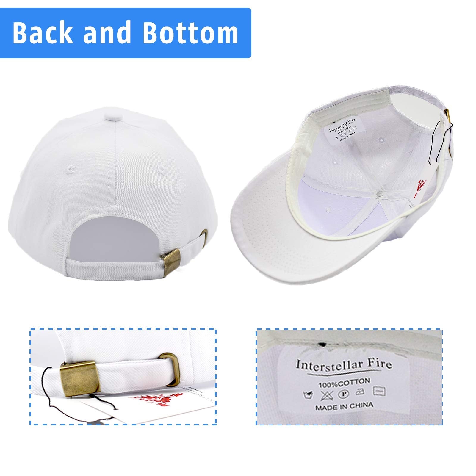 Interstellar Fire Baseball Cap for Men Women - 100% Cotton