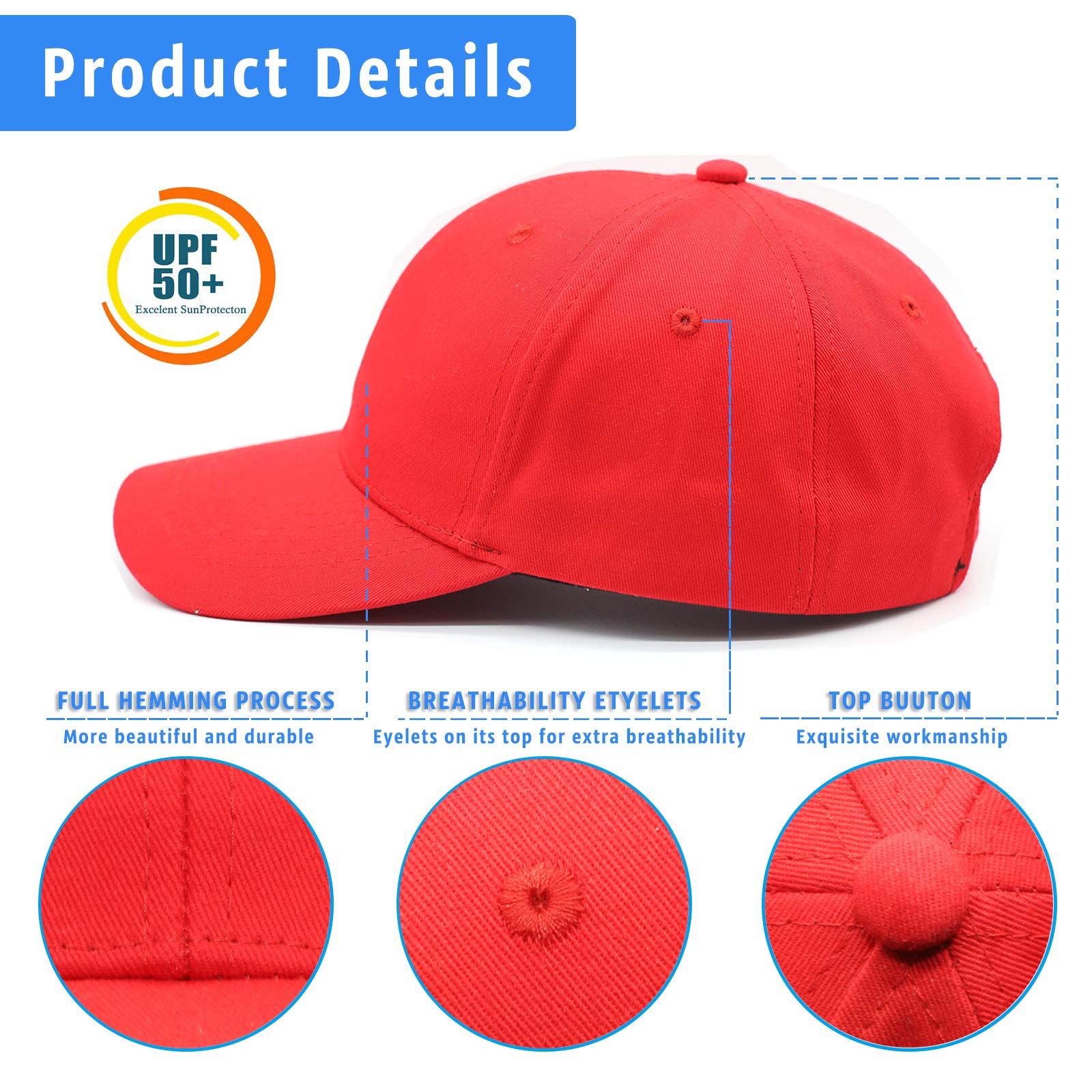 Interstellar Fire Baseball Cap for Men Women - 100% Cotton