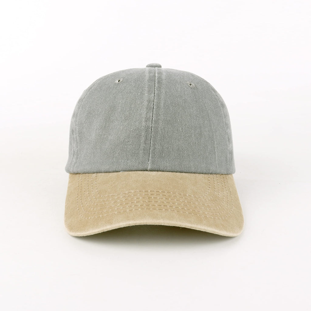 LANGZHEN Unisex Baseball Cap 100% Cotton Fits Men Women Washed Denim Adjustable Dad Hat