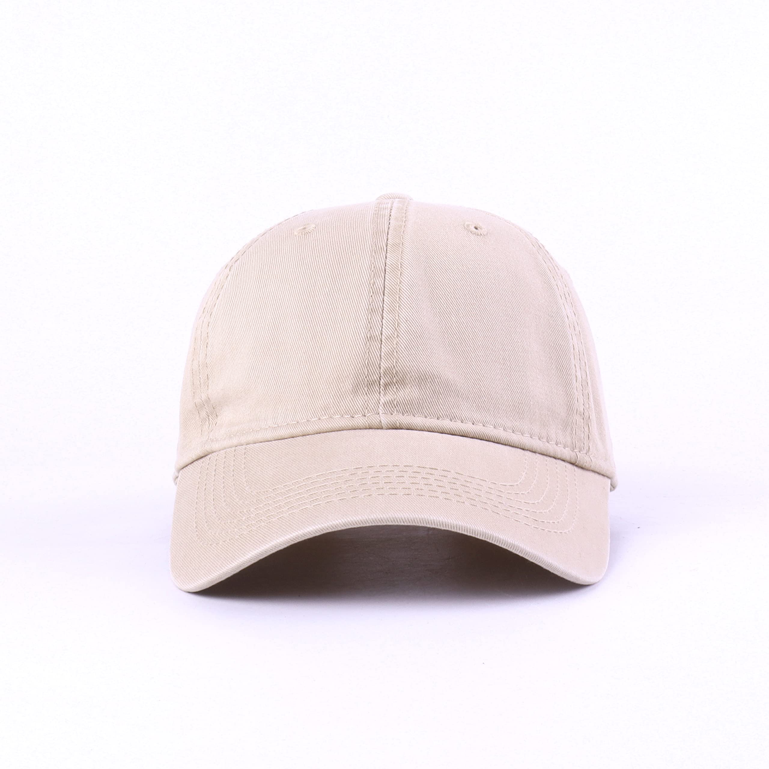 LANGZHEN Unisex Baseball Cap 100% Cotton Fits Men Women Washed Denim Adjustable Dad Hat