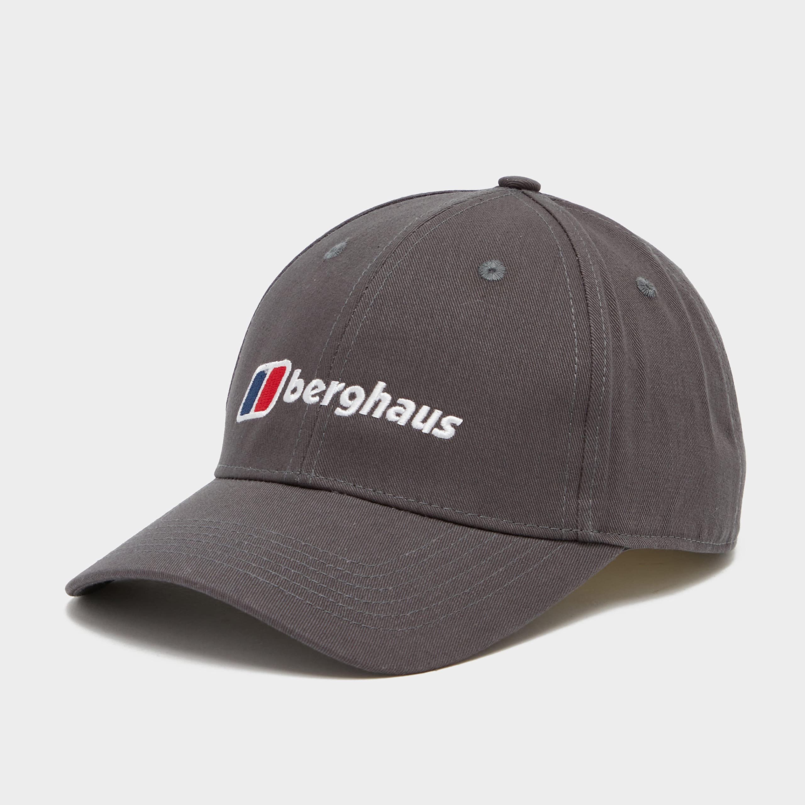Berghaus Men's Logo Recognition Baseball Cap | Snap Adjuster, Grey, One Size
