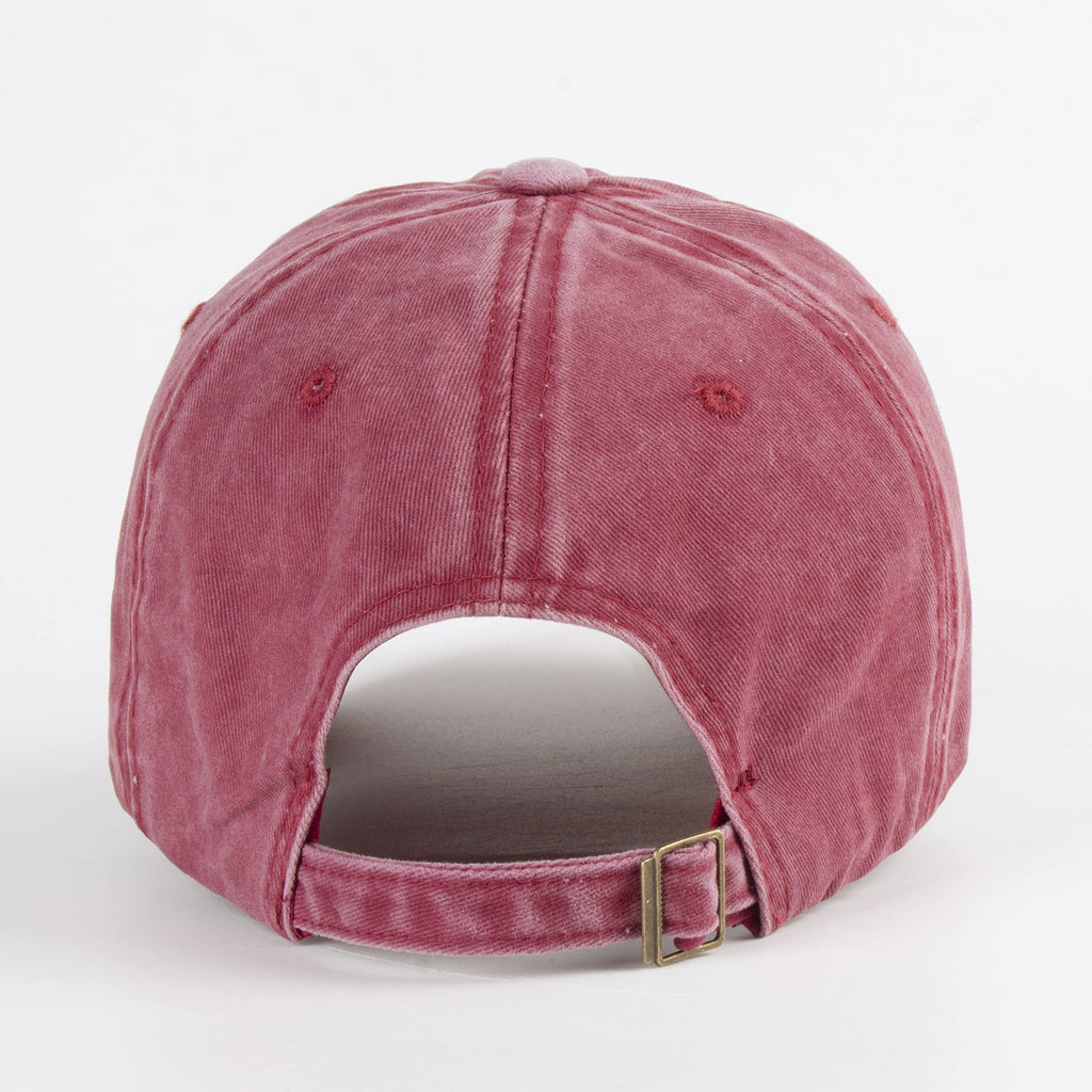 LANGZHEN Unisex Baseball Cap 100% Cotton Fits Men Women Washed Denim Adjustable Dad Hat