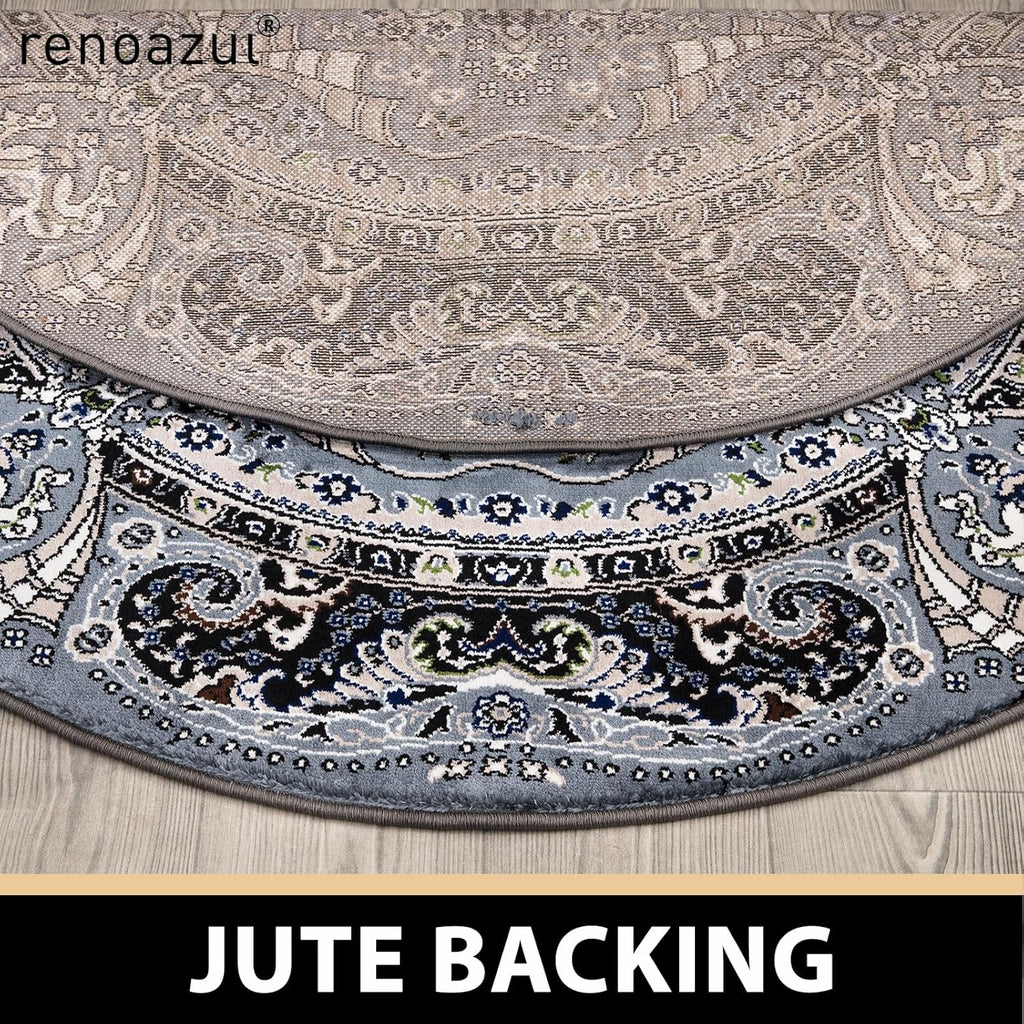 Carpet Rug Jute Living Room Bedroom Sitting Room Lounge 120x170 cm Rada Floral