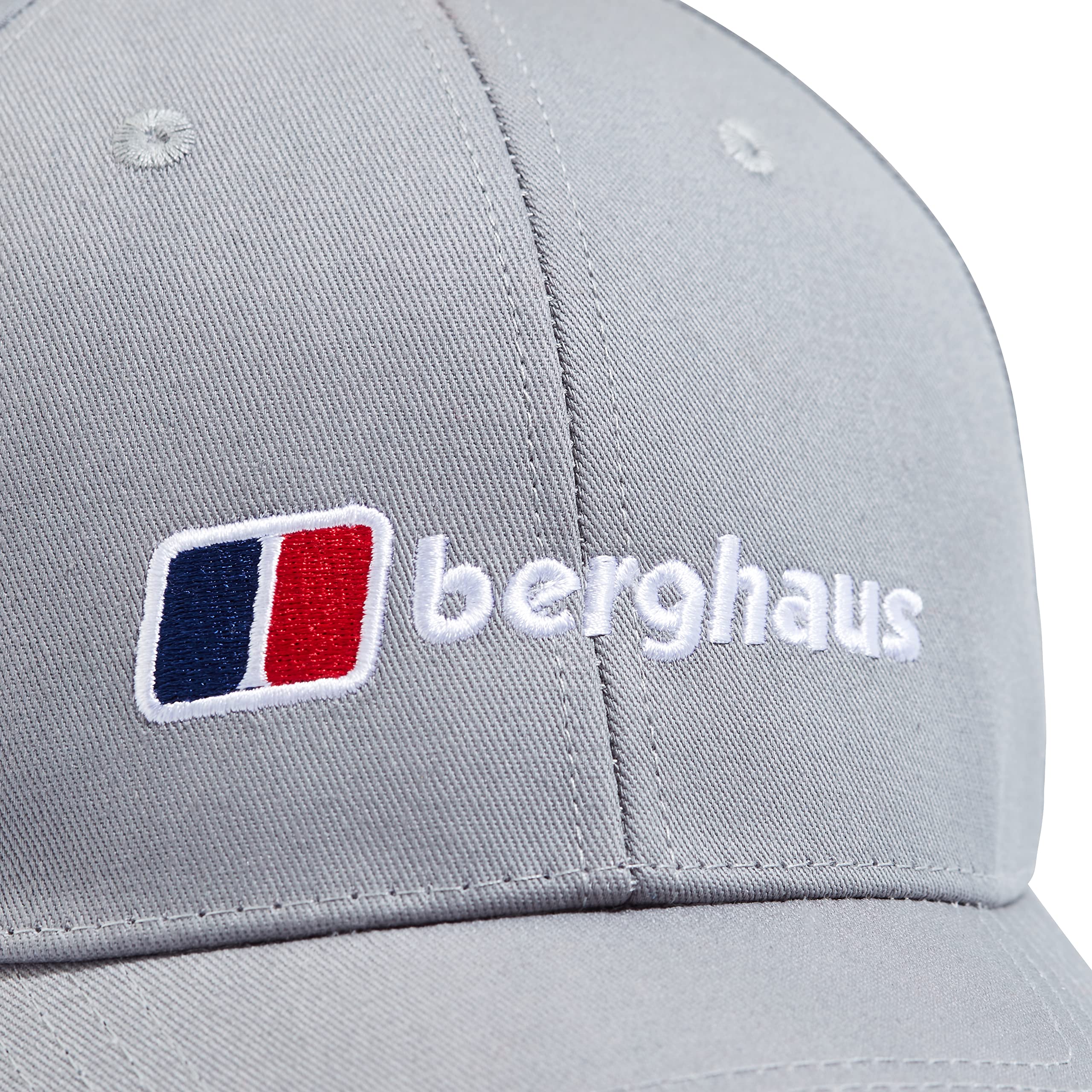 Berghaus Men's Logo Recognition Baseball Cap | Snap Adjuster, Grey, One Size